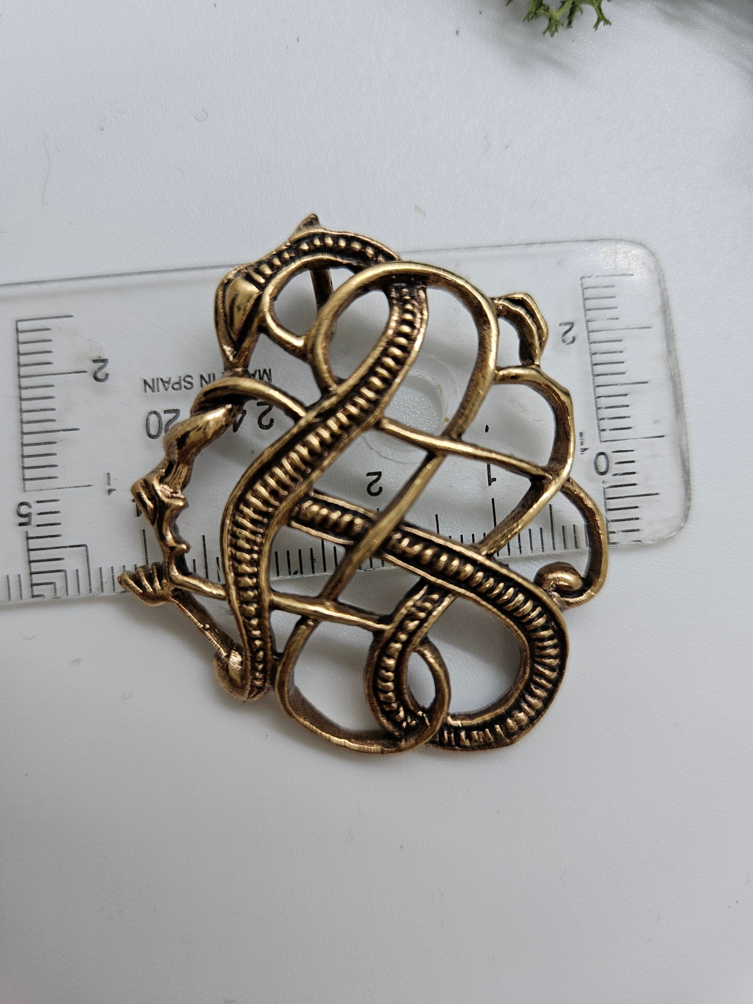 Nidhogg i Urnesstil - Bronsjeanheng