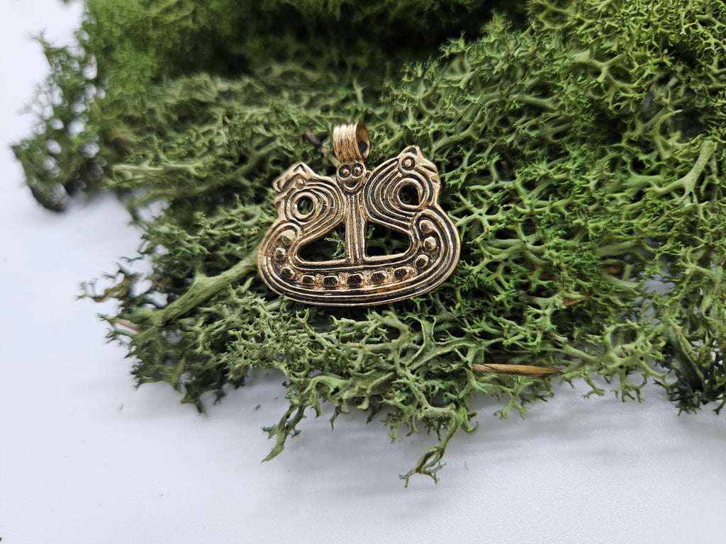 Vikingeskip - Bronsjeanheng, Bornholm Sverige