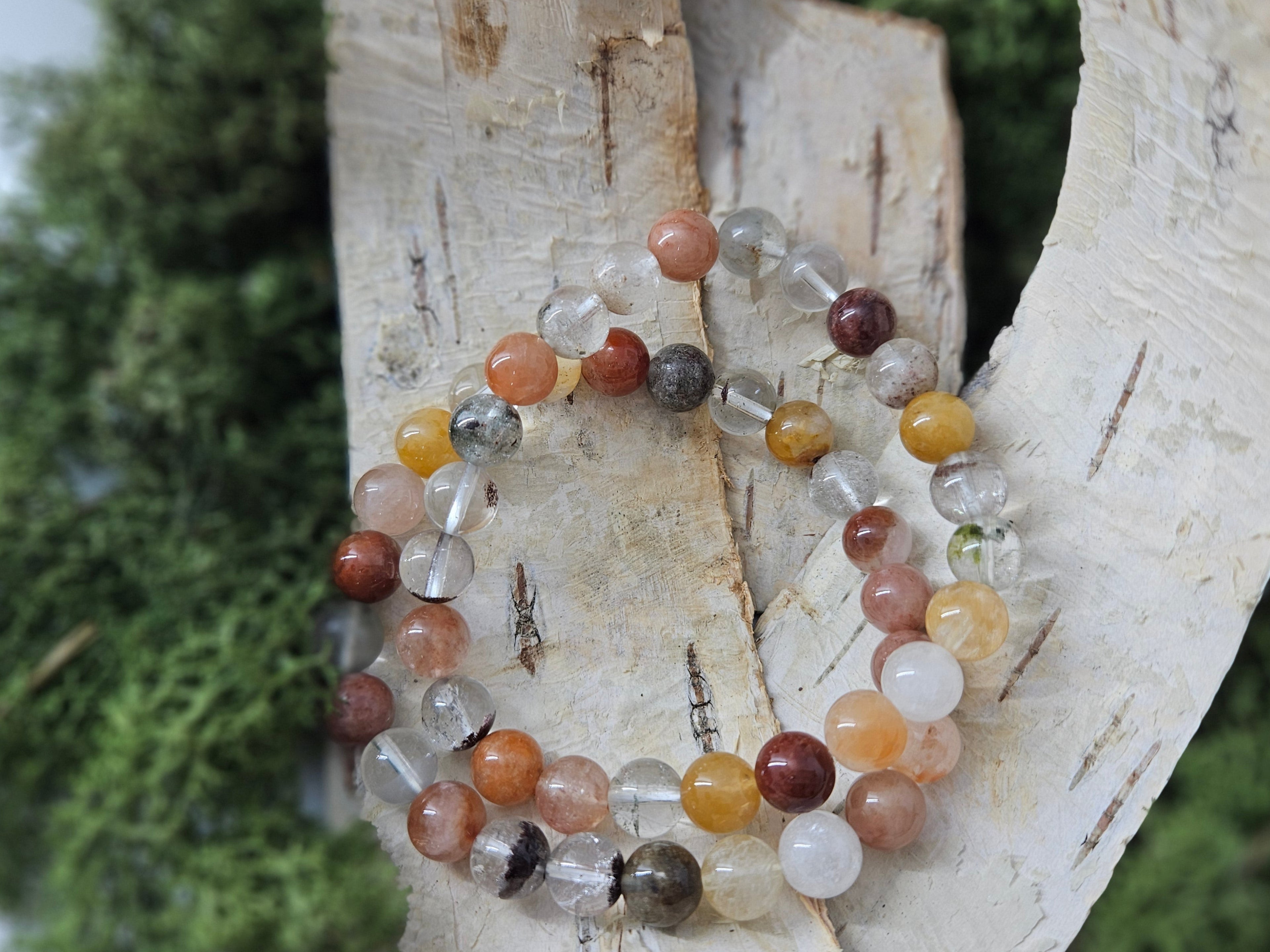 Inklusjonskvarts Armbånd