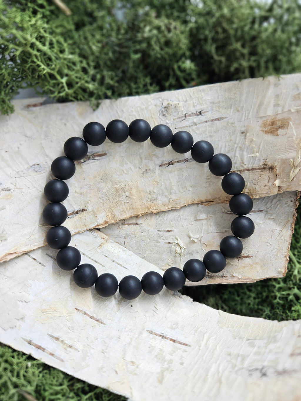Sort Onyx Armbånd