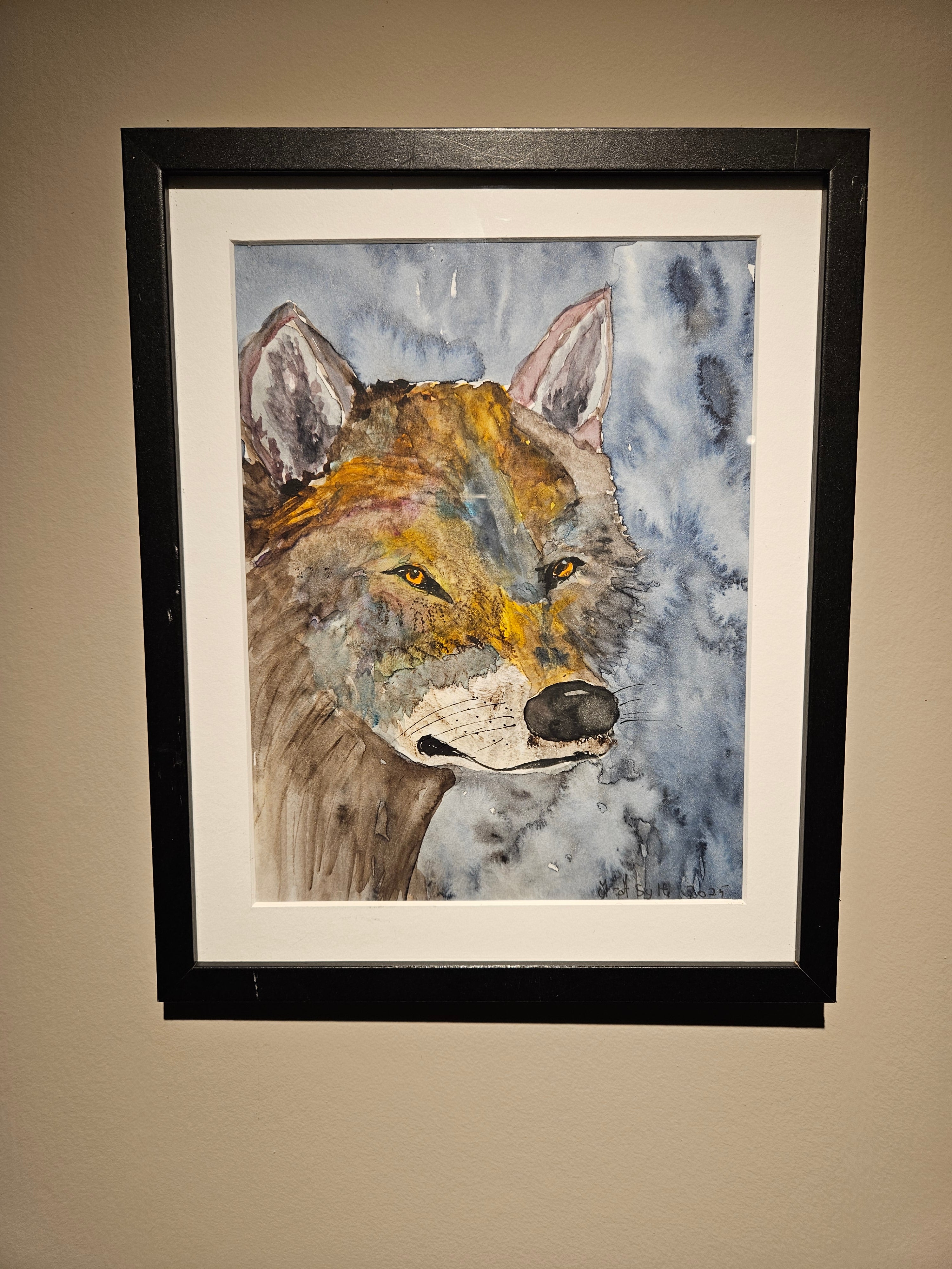Ulv 10 - Medium Akvarell