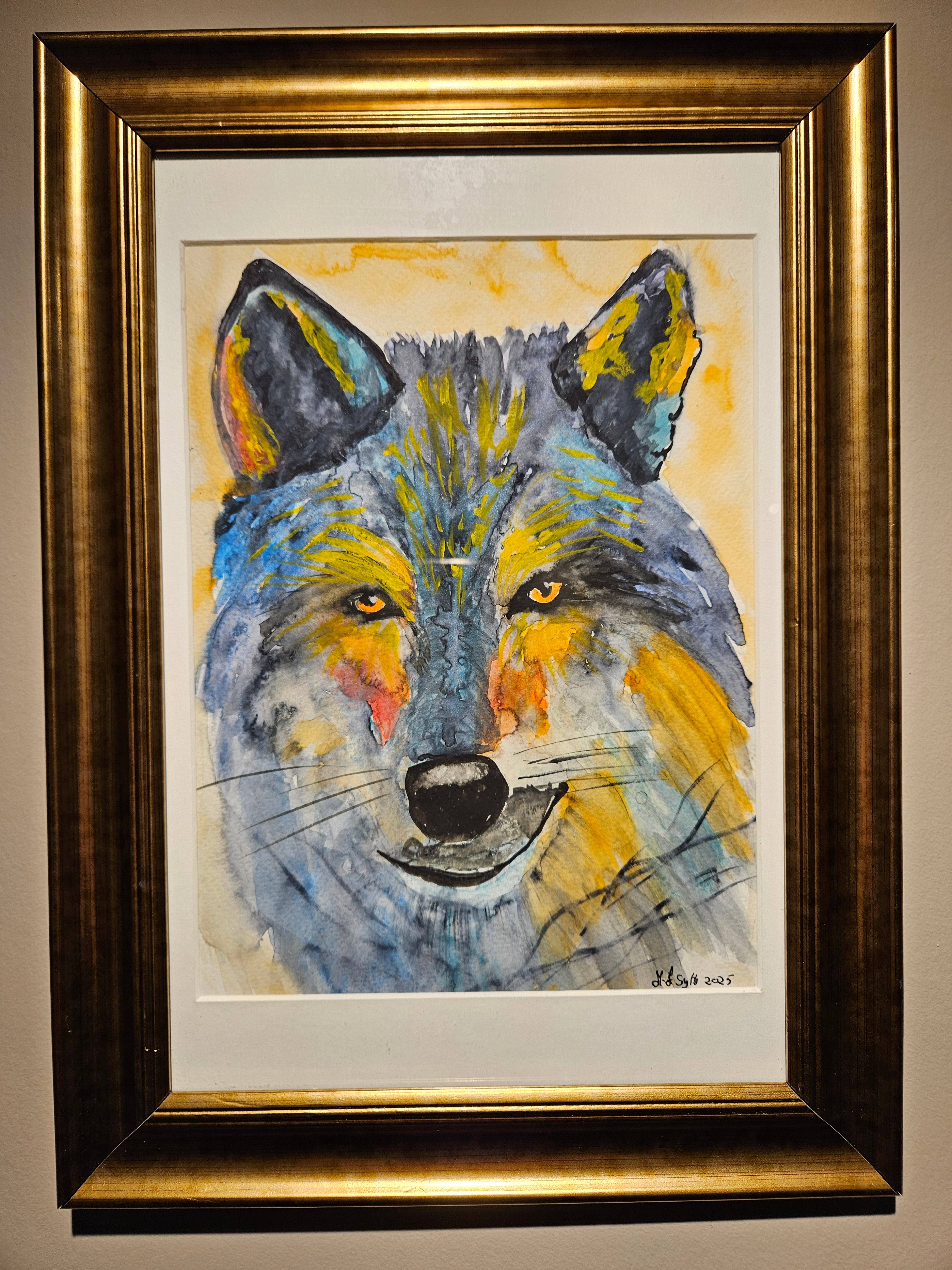 Ulv 6 - Medium Akvarell
