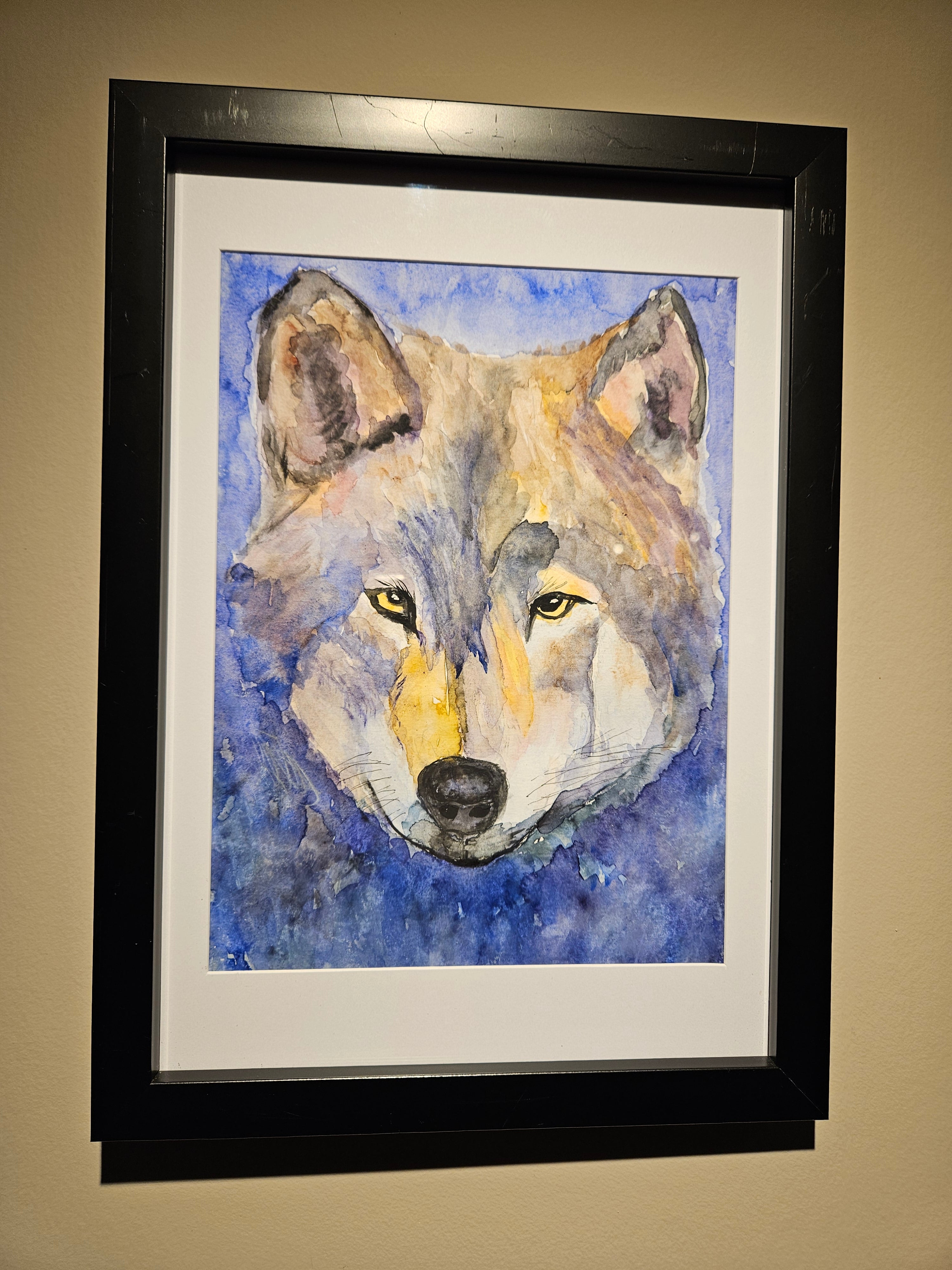 Ulv 4 - Medium Akvarell