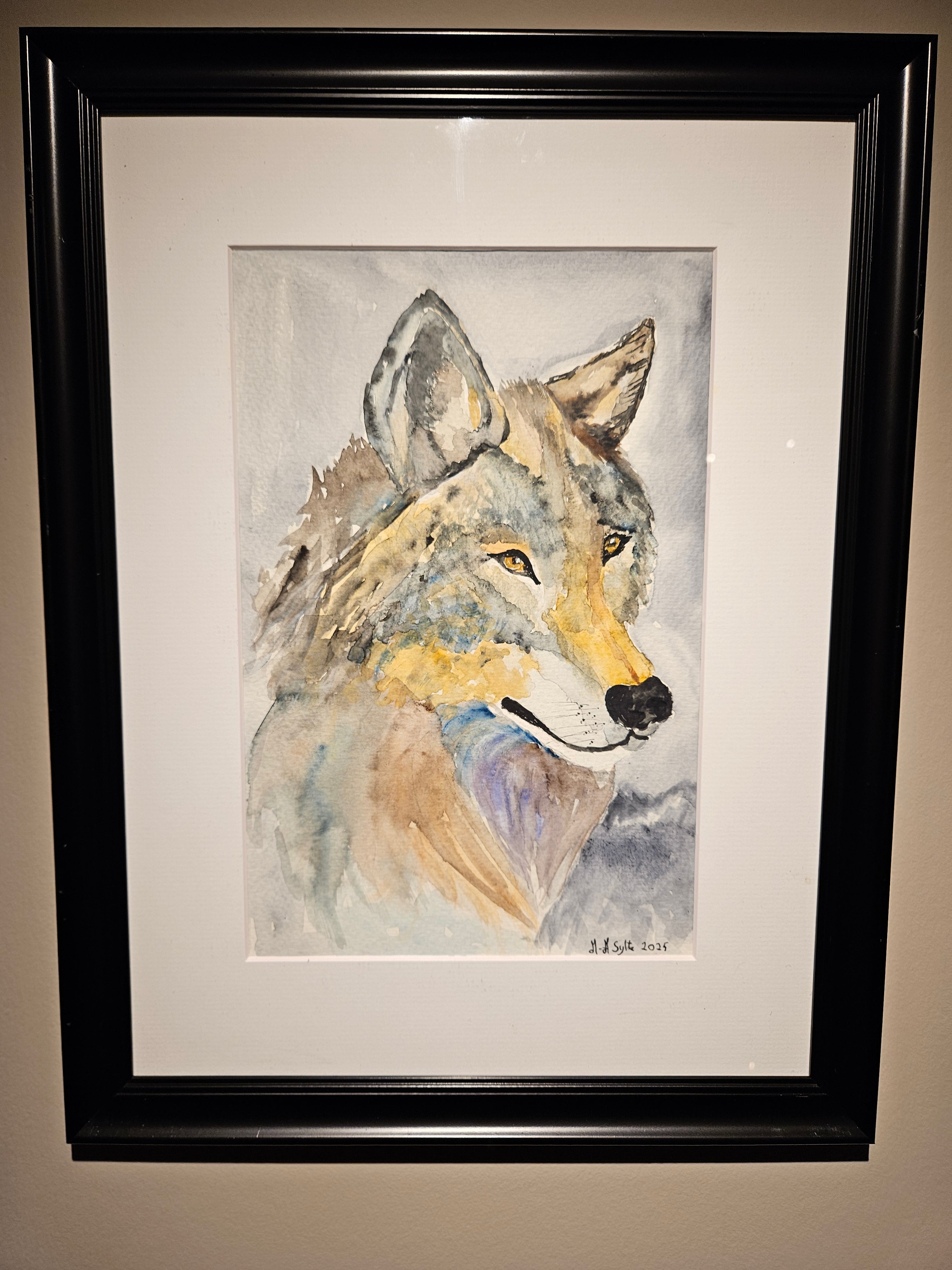 Ulv 1 - Stor Akvarell