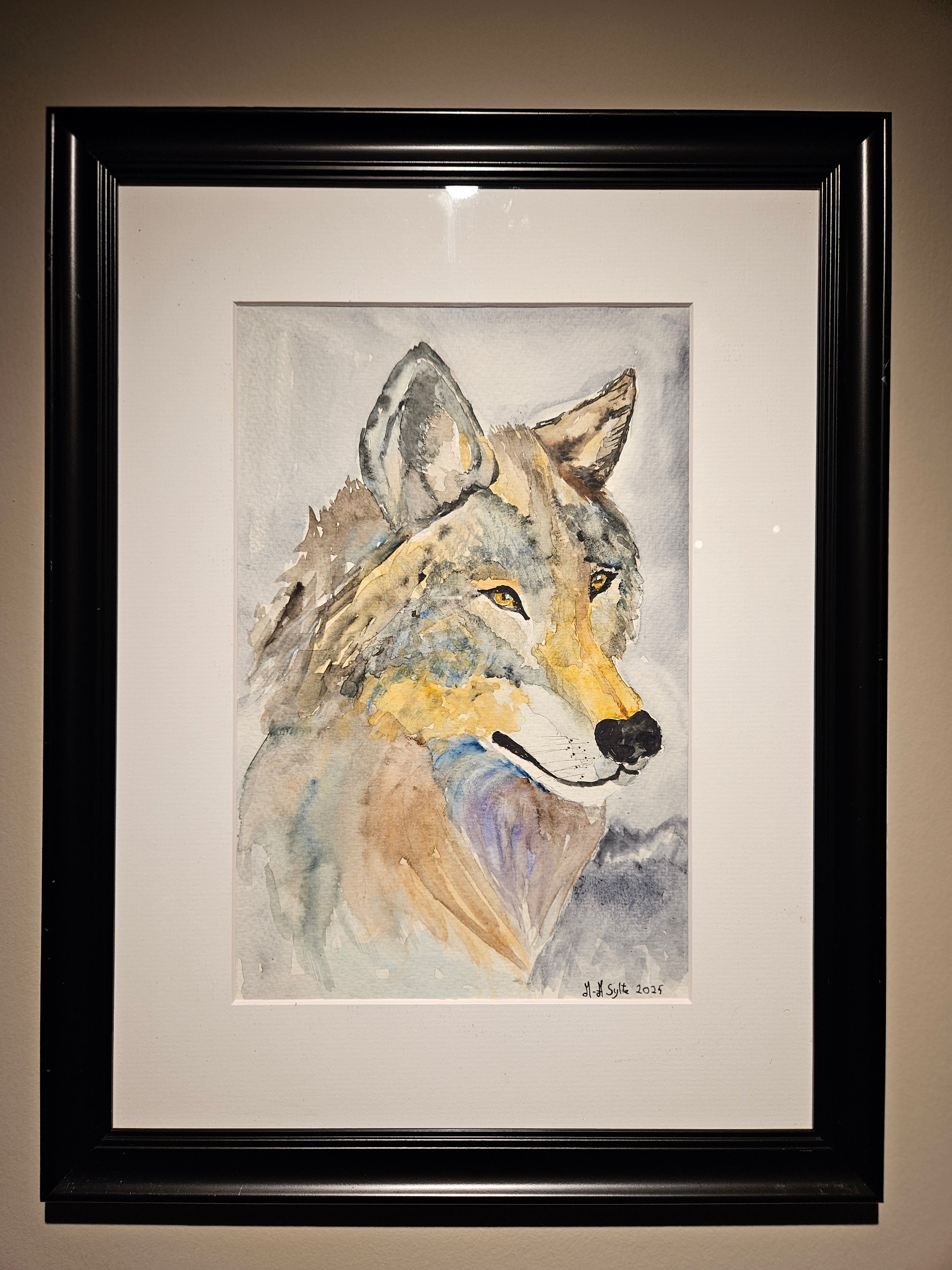Ulv 1 - Stor Akvarell