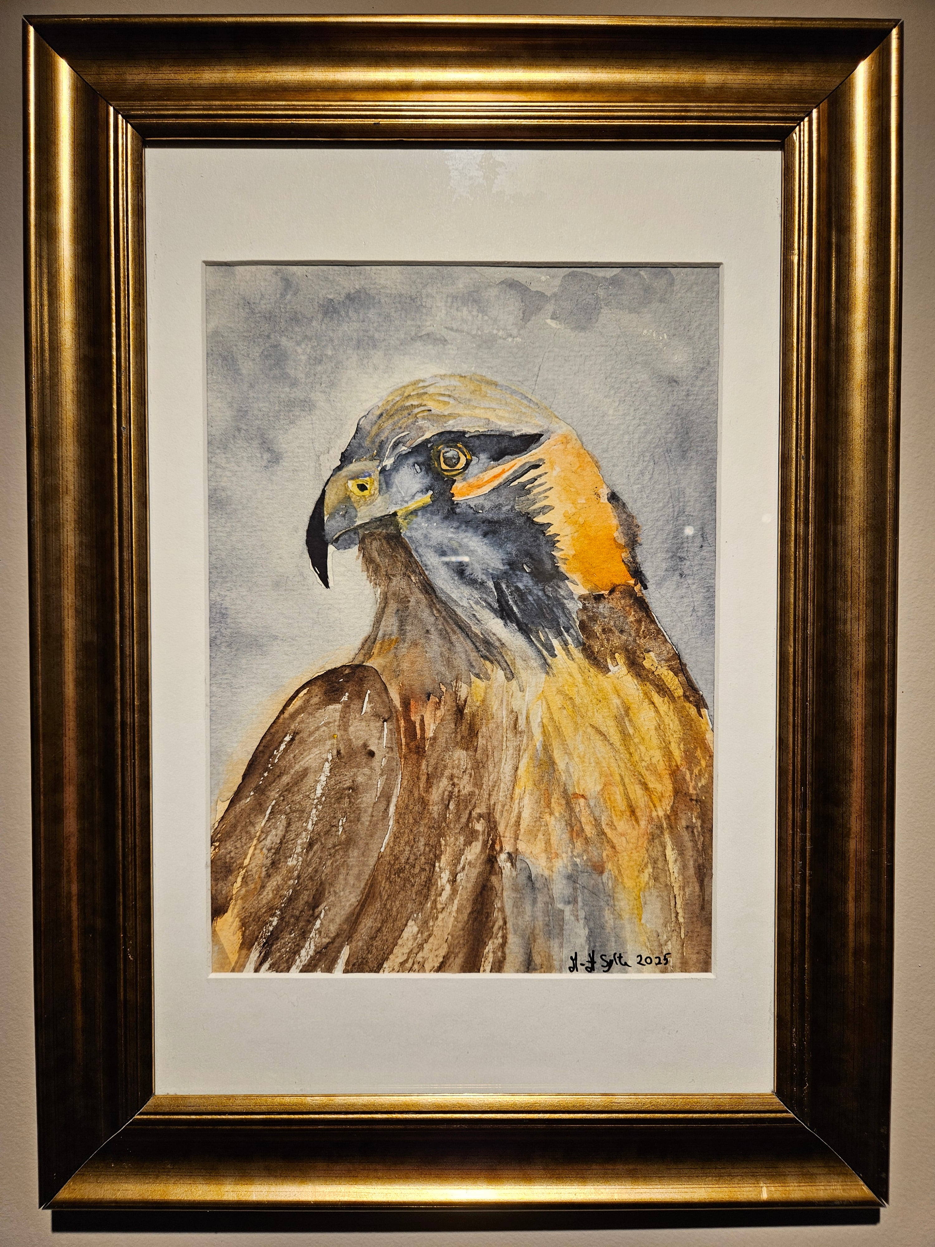 Ørn 3 - Medium Akvarell