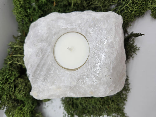 Bergkrystall Telysholder