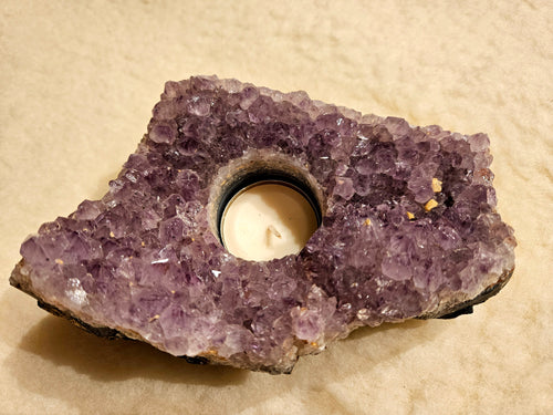 Ametyst Stor Telysholder