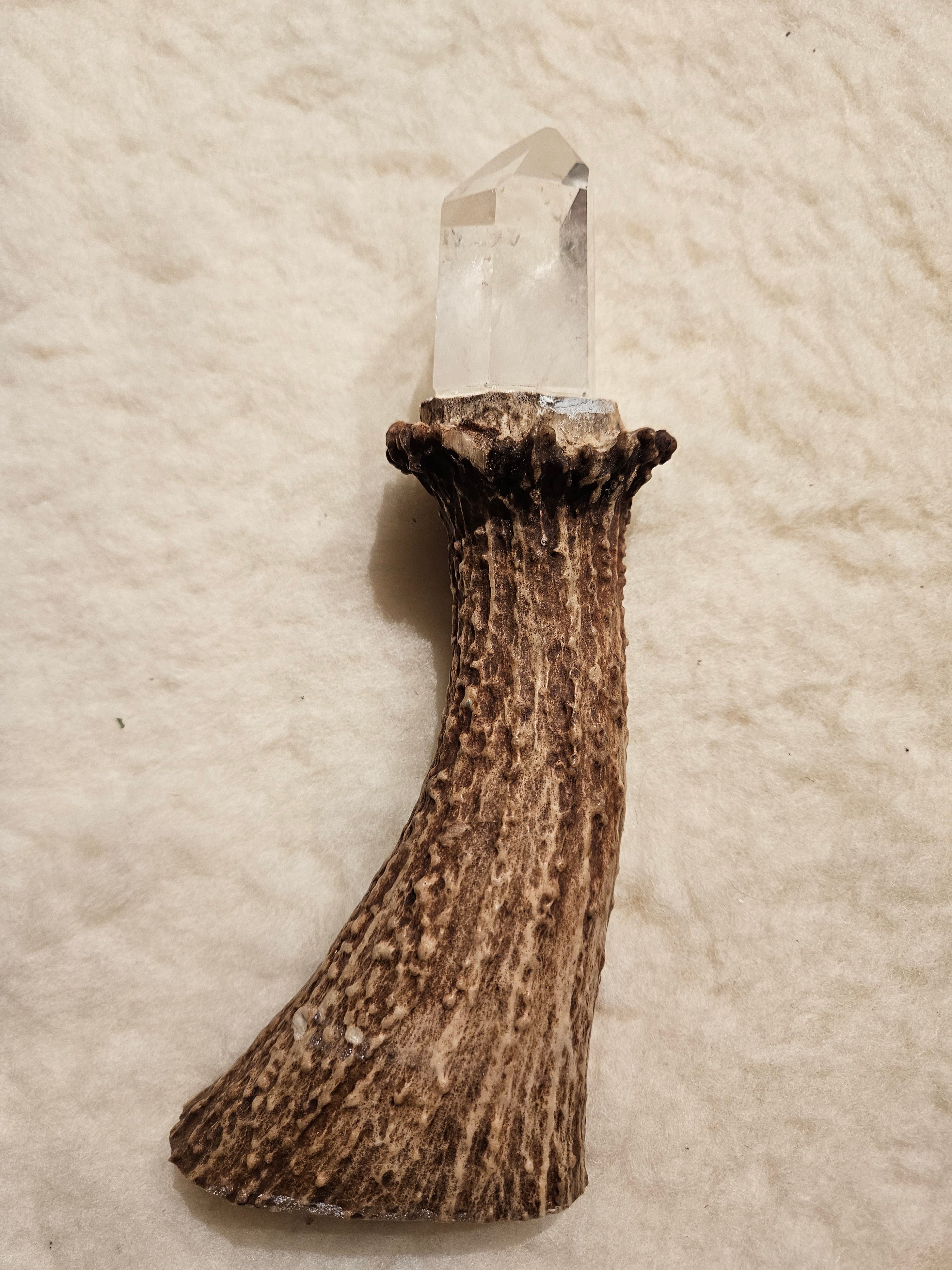 Krystallstav av Gevir og Bergkrystall