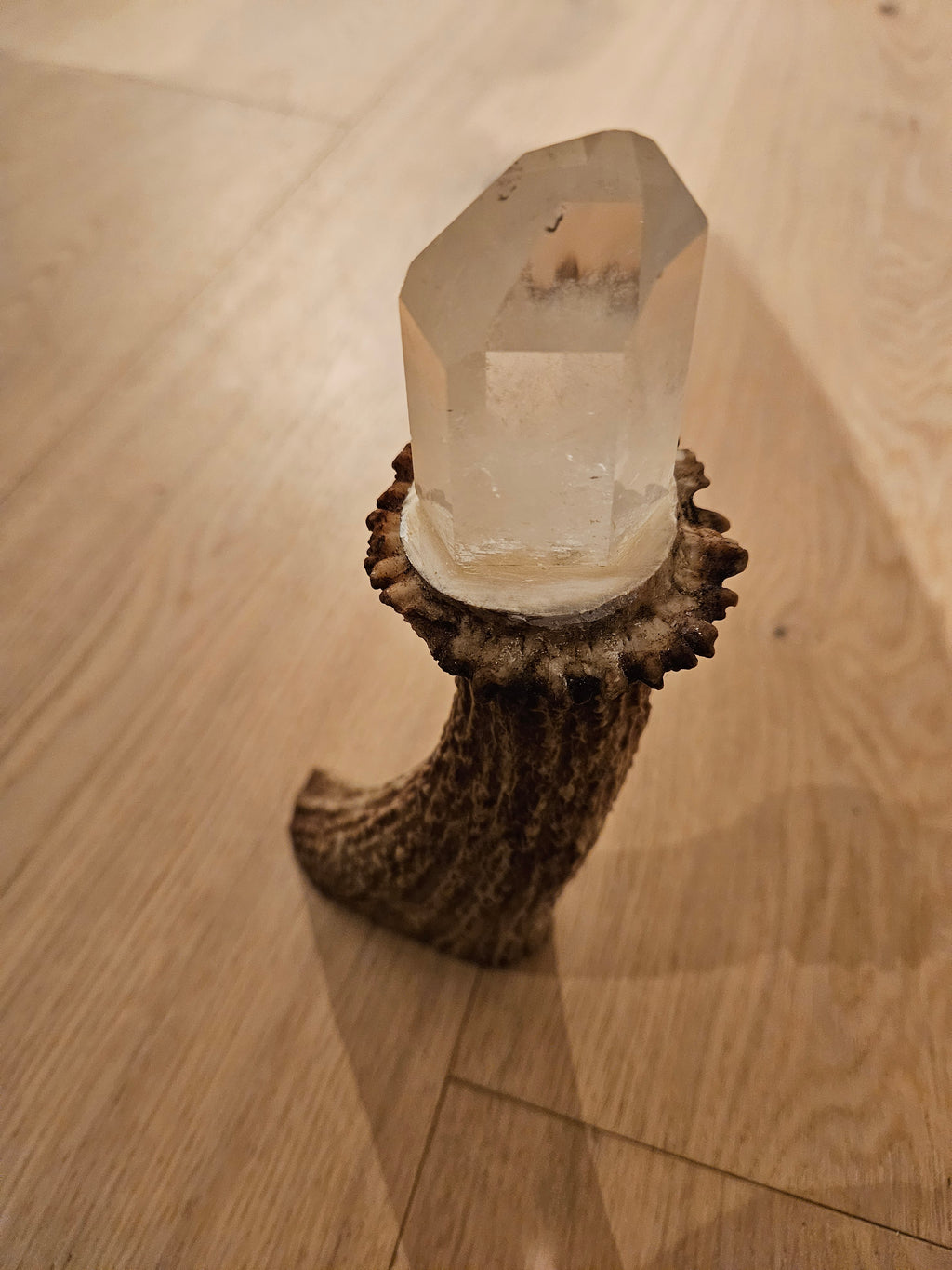 Krystallstav av Gevir og Bergkrystall