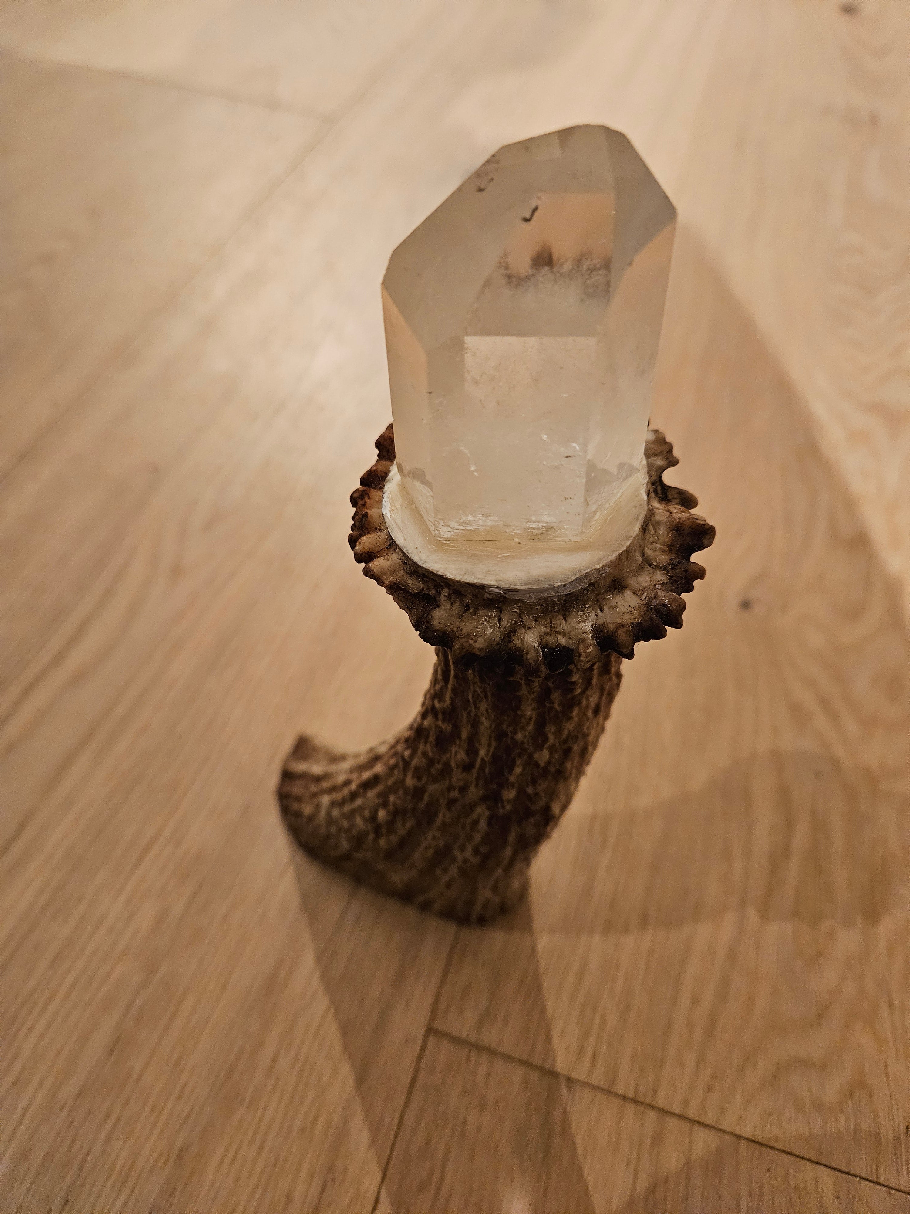 Krystallstav av Gevir og Bergkrystall