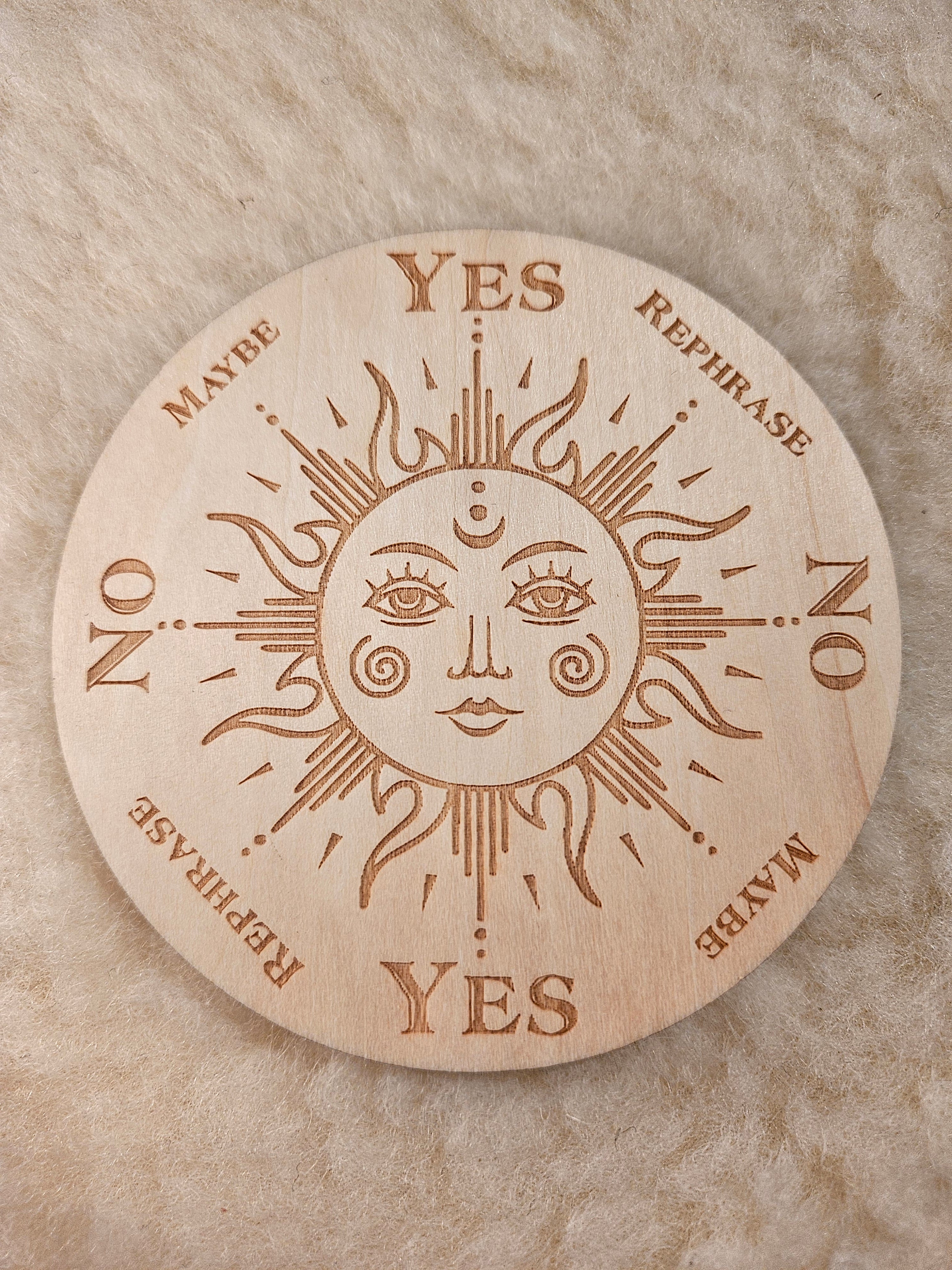 Pendelplate i Bambus