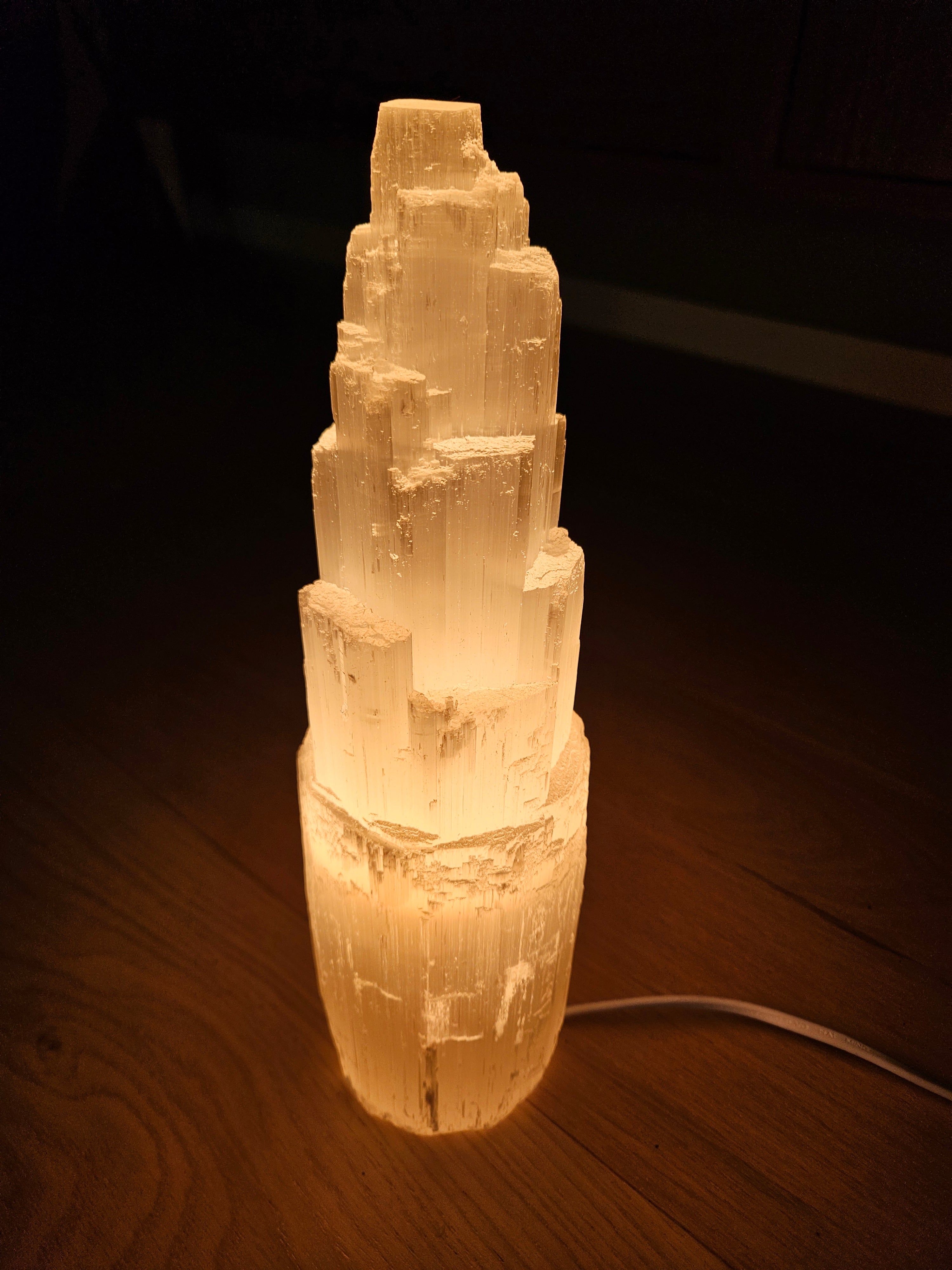 Selenitt Tårnlampe 25 cm