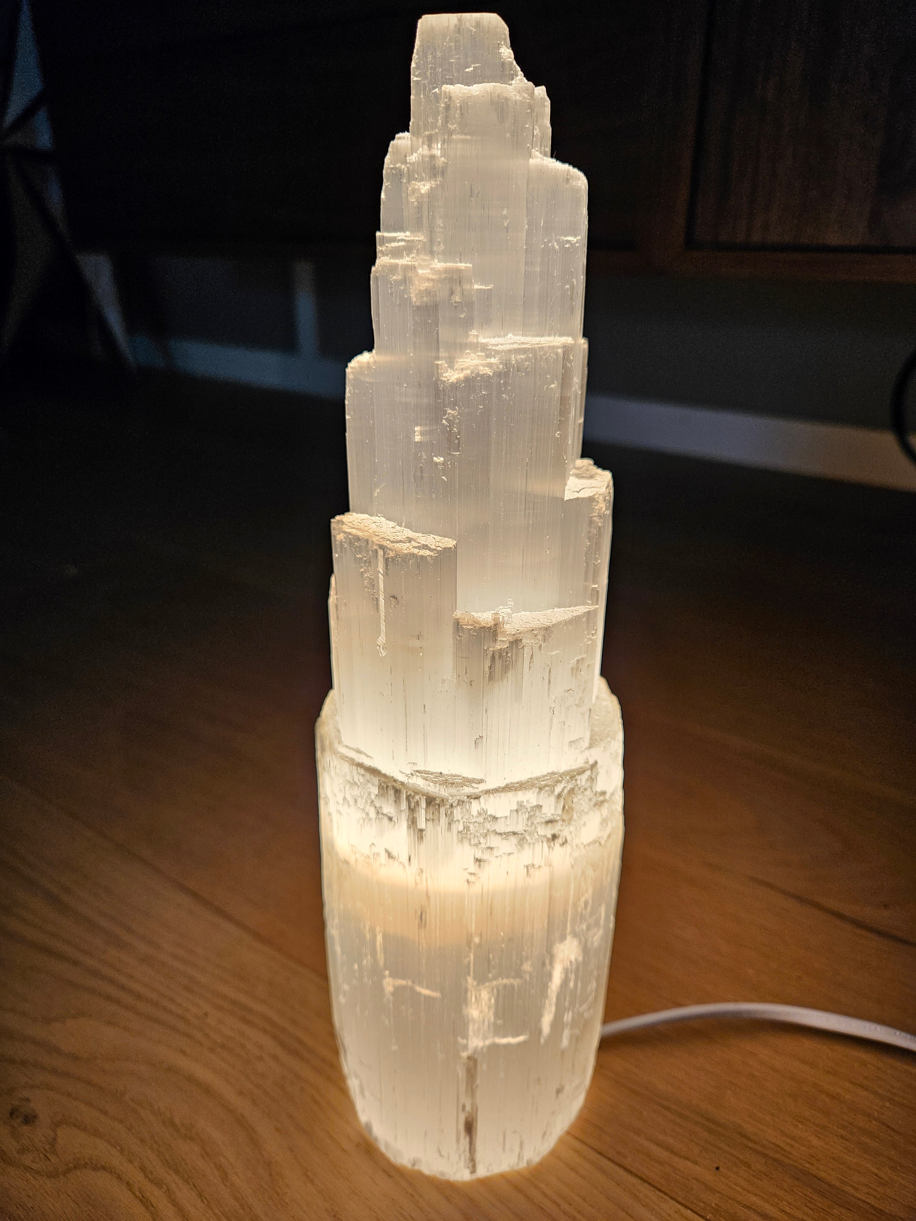 Selenitt Tårnlampe 25 cm