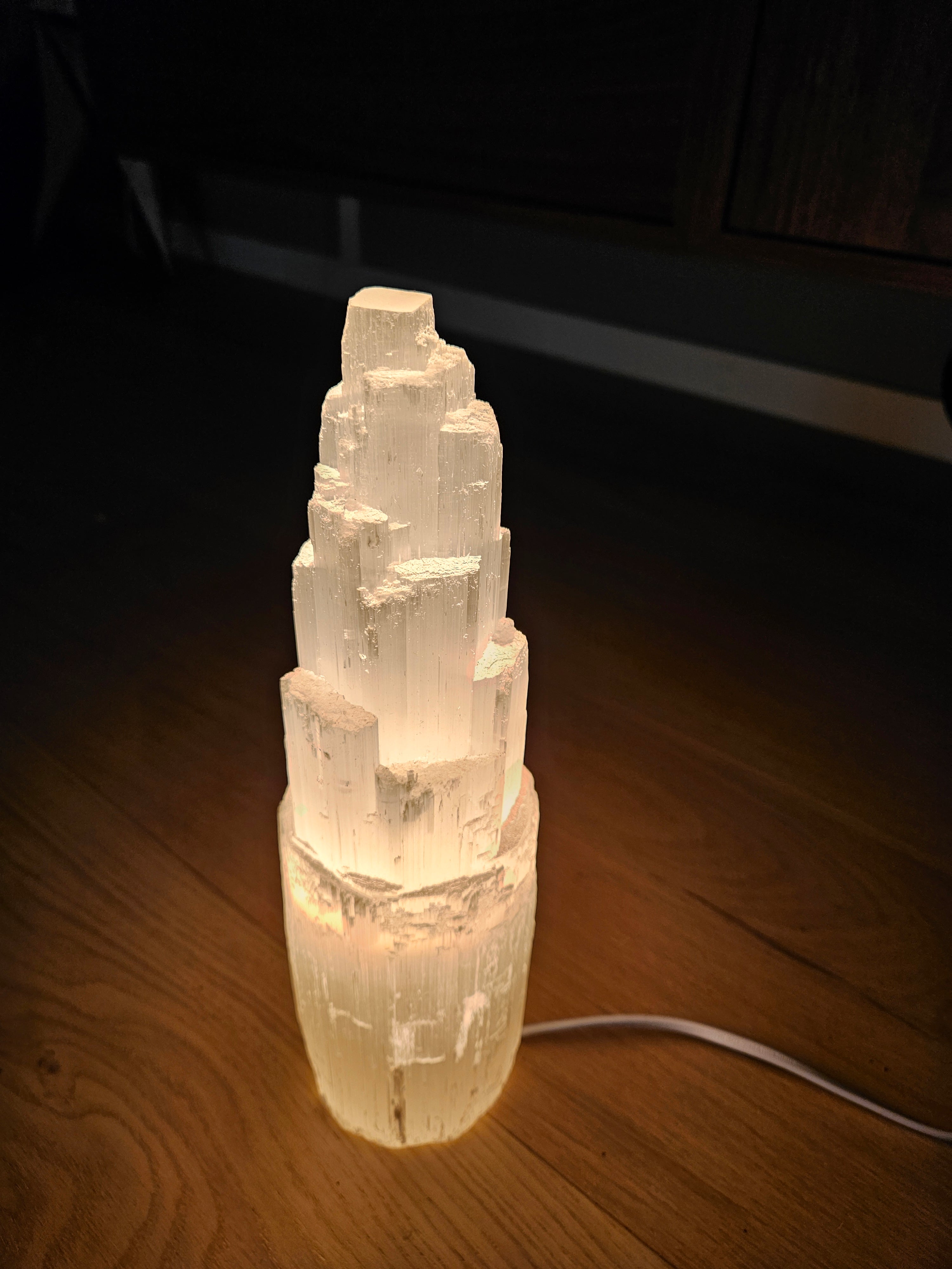 Selenitt Tårnlampe 25 cm