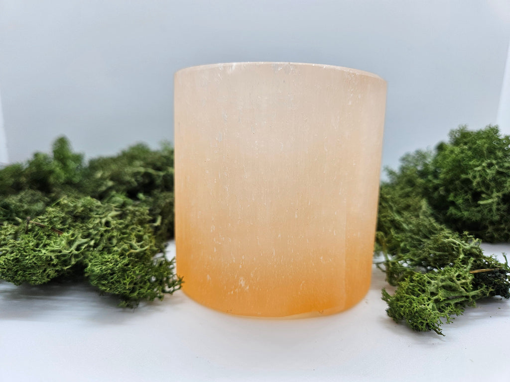 Oransj Selenitt Telysholder