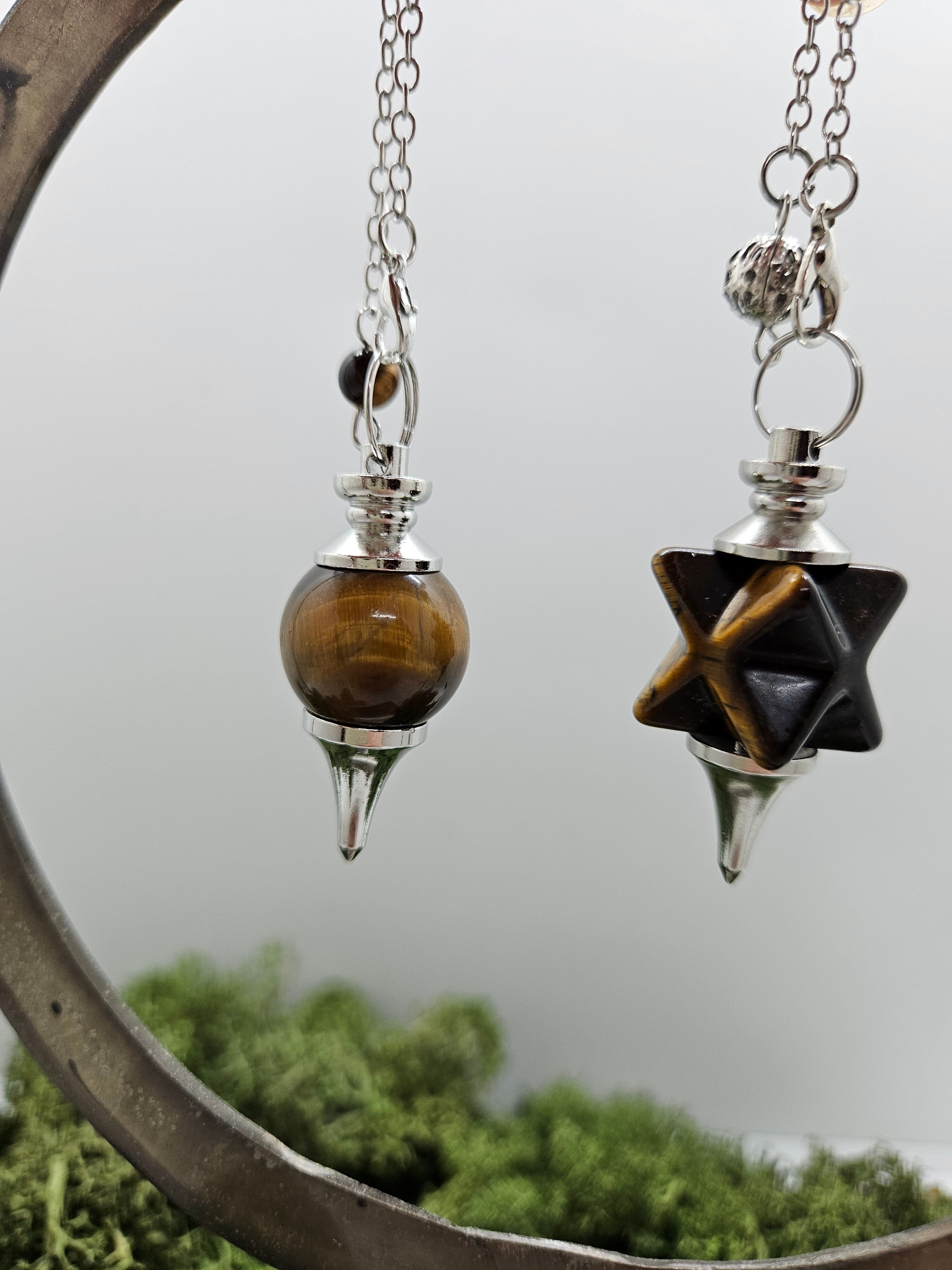 Tigerøye - Pendel Rund