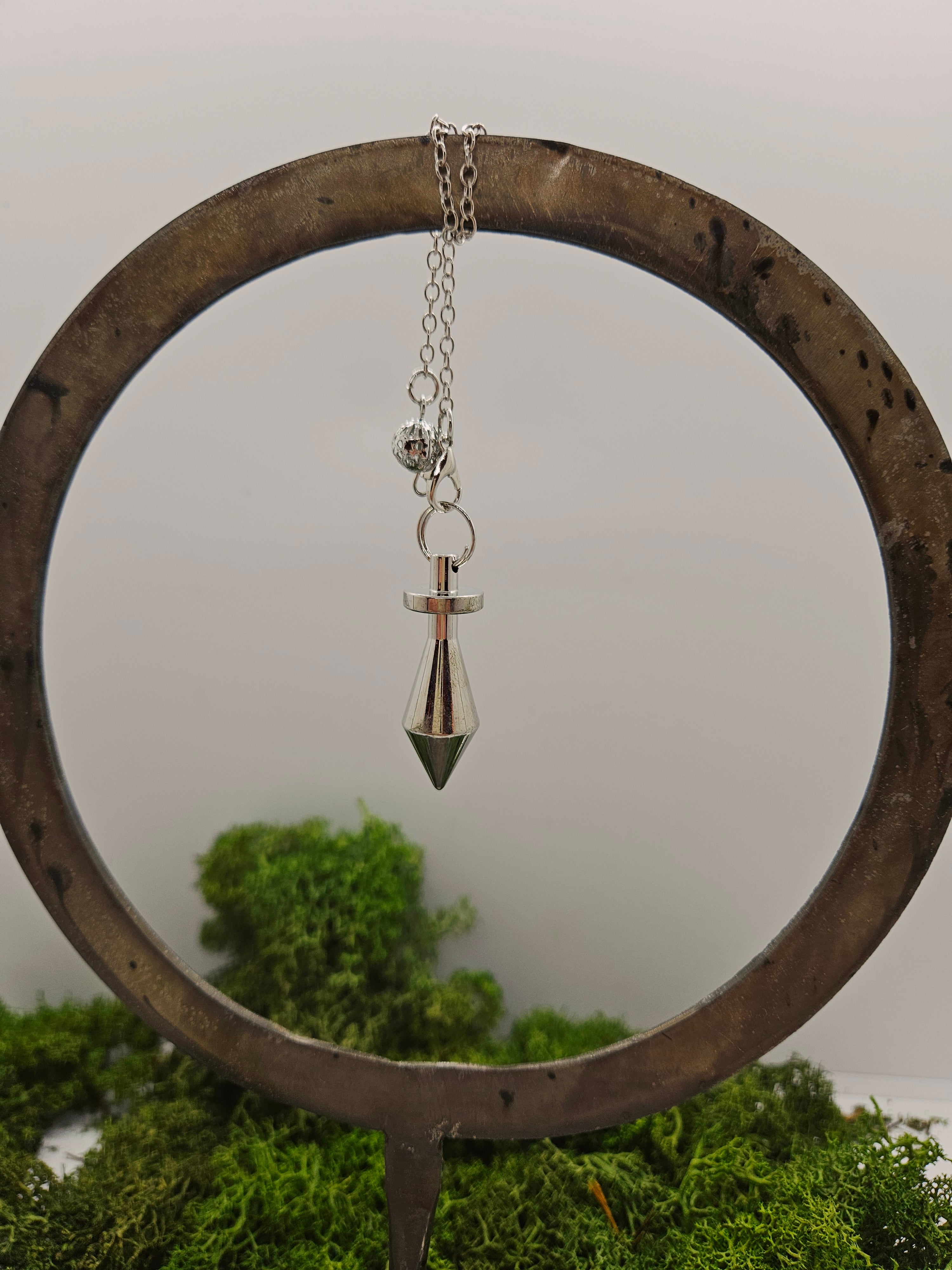 Metallpendel - Sølv