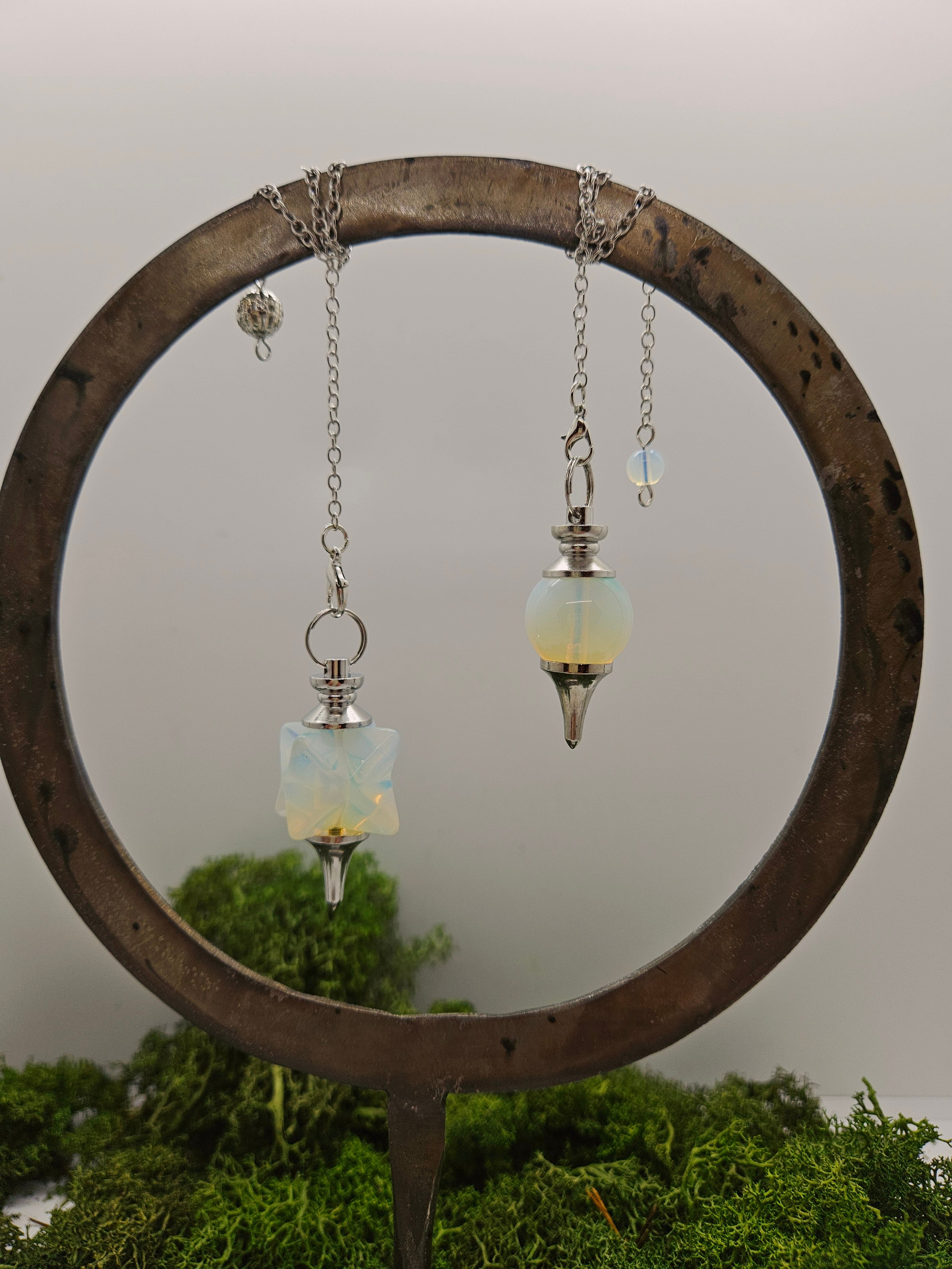 Opalitt Pendel - Stjerne