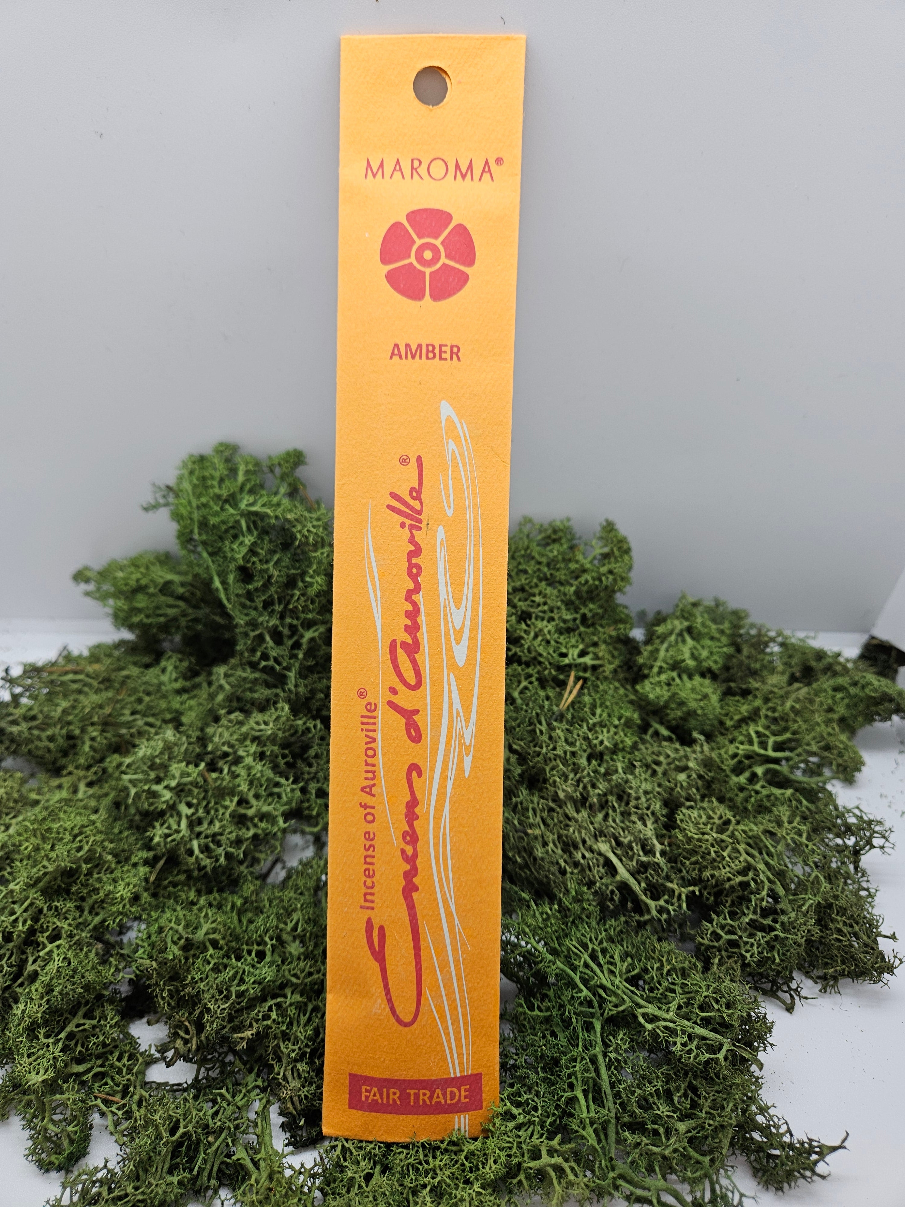 Rav Amber - Røkelsespinner Maroma