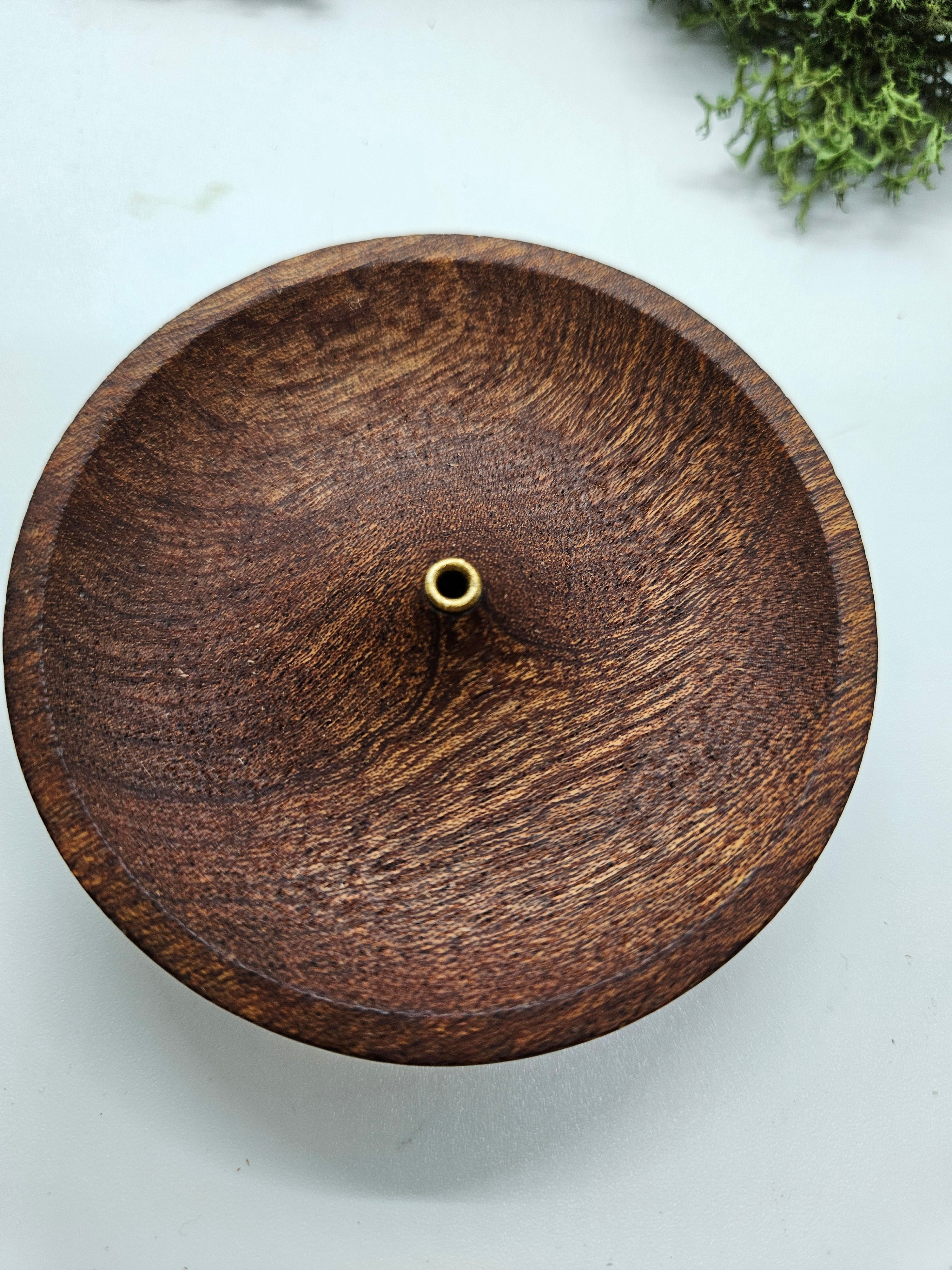 Røkelsesholder Tre Rund